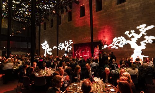 people seated at an awards night hosted by alive