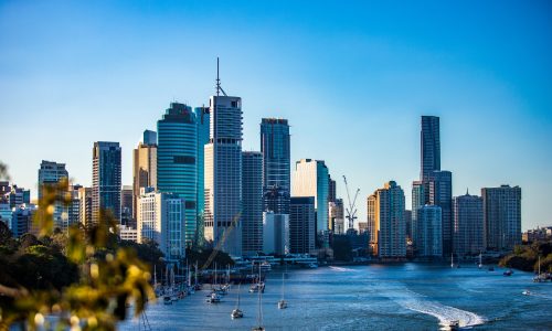 view of brisbane skyline during the day