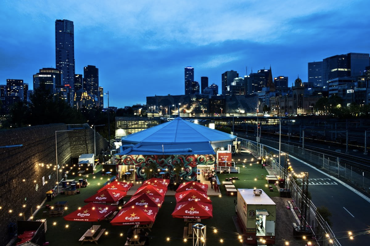 Aerial view of a Marque