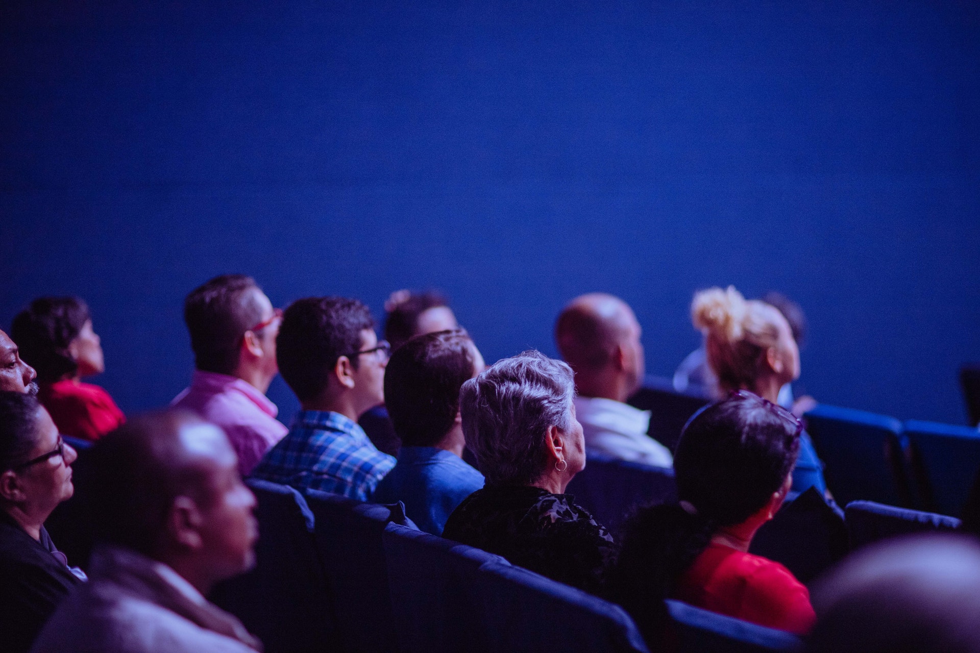 people attending a live event